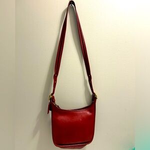Vintage Coach Janice's Legacy Crossbody Purse Shoulder Bag #9950 Red USA